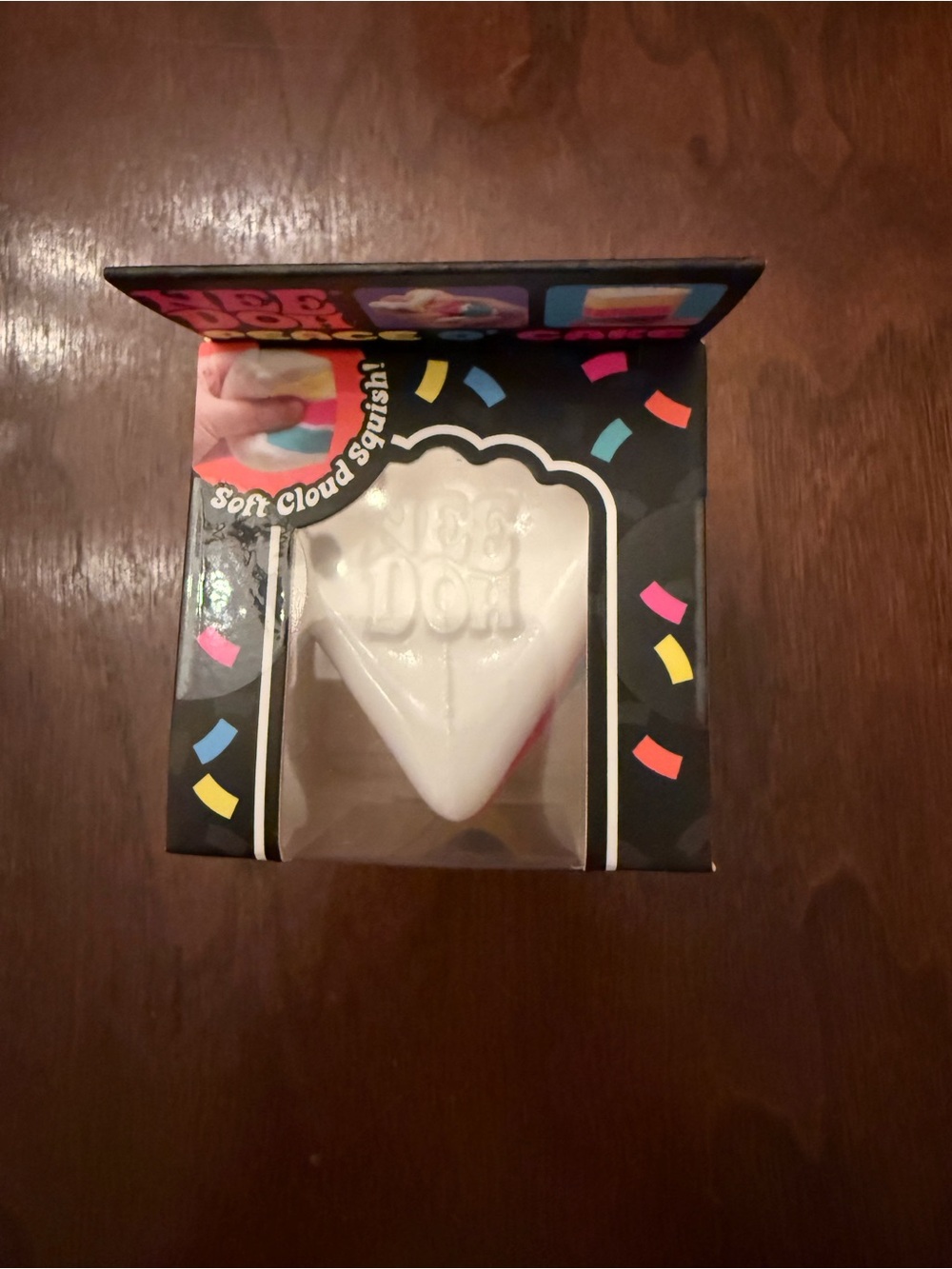 Peace O' Cake Kids Squishy Toy - Pink, Blue, Yellow - Picture 2 of 5